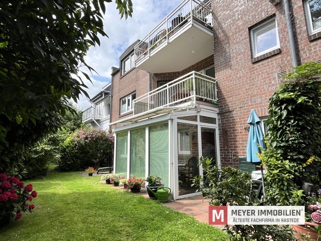 Geräumige Erdgeschosswohnung mit Wintergarten & Garten – Kapitalanlage in Toplage von Alt-Rastede (Obj.-Nr. 6532)  Geräumige Erdgeschosswohnung mit Wintergarten & Garten – Kapitalanlage in Toplage von Alt-Rastede (Obj.-Nr. 6532)