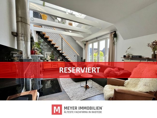 Geräumige, lichtdurchflutete Dachgeschosswohnung in Toplage von Rastede (Obj.-Nr.: 6593) Geräumige, lichtdurchflutete Dachgeschosswohnung in Toplage von Rastede (Obj.-Nr.: 6593)